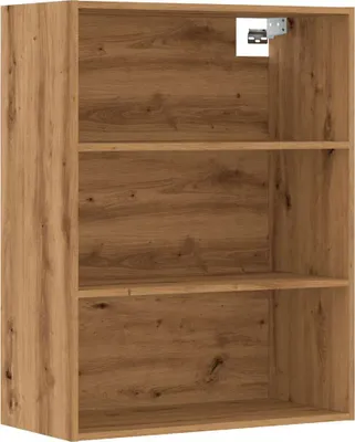 Image de Armoire murale suspendue chêne artisanal 69,5x32,5x90 cm