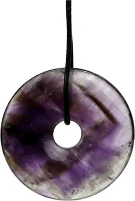 Obrázek produktu pro Donut Ametyst bez šňůrky --balení 3 ks - 4 cm