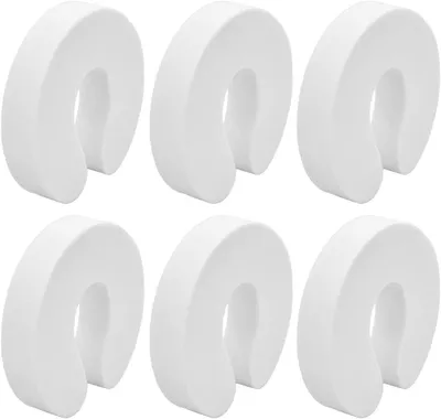 Immagine prodotto di Bloccanti per porte per bambini - 6 pezzi in schiuma - Protezione per le dita dei bambini - Blocca porte - Serrature per porte - Bambini