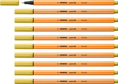 Image de Stabilo - Fineliner Point 88/67 F Mosterd | 1 pièce | 10 pièces