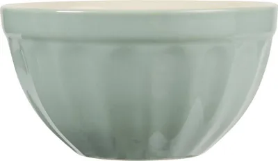 Produktbild von 6er SET Müslischalen MYNTE GREEN TEA grün für 300ml D. 13cm Steingut Ib Laursen