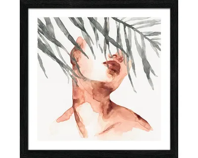 Produktbild von Gerahmtes Bild Fashion Illustration II 27,5x27,5 cm