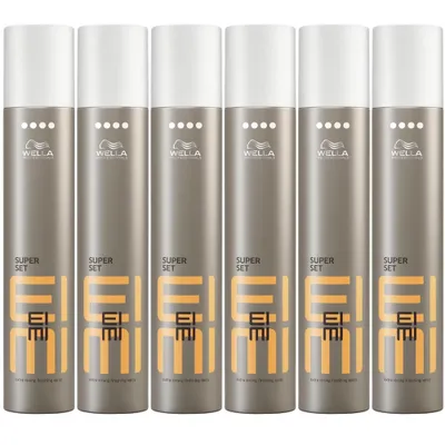 Produktbild von Wella EIMI Super Set Finishing Haarspray 6 x 500 ml Extra starker Halt