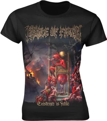 Produktbild von Cradle Of Filth - "Existence" T-Shirt für Damen PH2423 (XL) (Schwarz)