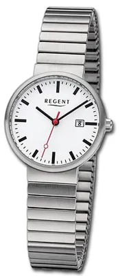 Produktbild von Armbanduhr Edelstahl silber Damen Uhr Analog Regent Metallarmband D3URF1359