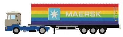 Produktbild von Minis LKW MAN F90 Container-Sattelzug MAERSK LC4066