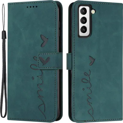 Produktbild von Samsung Galaxy S22 Hülle - Coverup Smile Klapphülle - Grün