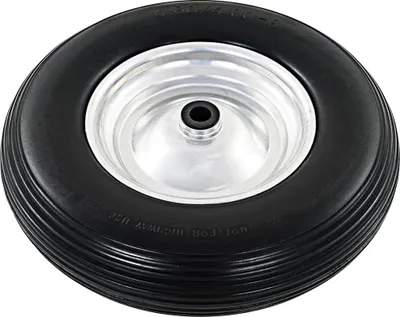 Produktbild von vidaXL Schubkarrenrad mit Achse Massives Polyurethan4,00 - 8 390 mm