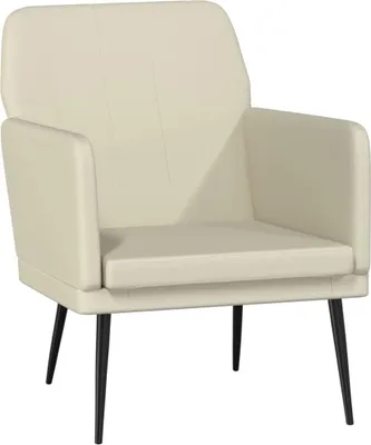 Produktbild von vidaXL Sessel Creme 61x78x80 cm Kunstleder