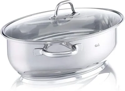Obrázok produktu pre Indukčný oválny pekáč z nehrdzavejúcej ocele Fissler