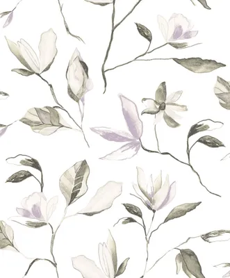 Immagine prodotto di Carta da parati Masureel fiori bianchi - 632087 - 53 cm x 10,05 m