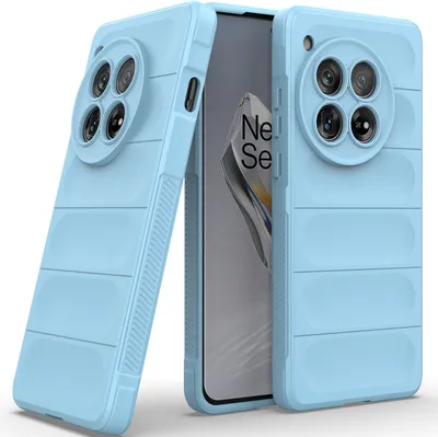 Produktbild von Handyhülle für OnePlus 12 5G Weich TPU Silikon Stossfest Anti-rutsch Hülle Blau