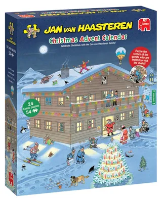 Produktbild von JUMBO Puzzle JVH Adventskalender 24x54 dlks