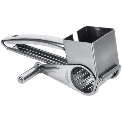 Produktbild von Käsemühle Edelstahl Käsereibe Küchenreibe Rotary Cheese Grater Handkurbel Reibe Gemüse Reibe Multifunktional Küche Werkzeug