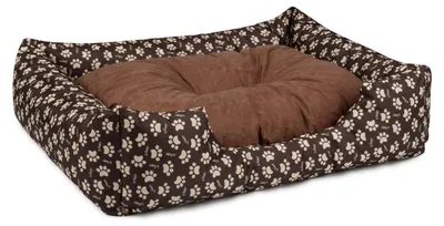 Obrázok produktu pre Pelech pre psa MIMI, pohovka pre psa, vankúš pre psa,(M) cca 70x55x18cm, NAMIB-SAND-DOG (hnedý/vzor)