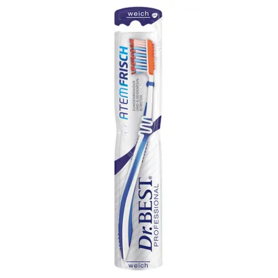 Produktbild von Dr. Best Professional Atemfrisch Handzahnbürste weich 1 Stück