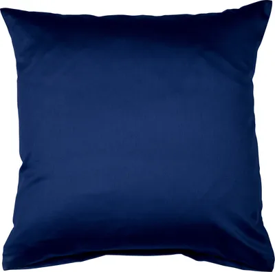 Produktbild von Traumschloss Mako-Satin Kissenbezug 40 x 40 cm marine 100% Mako-Baumwolle, mit Reißverschluss