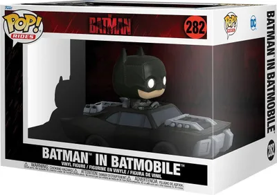 Produktbild von The Batman - Batman in Batmobile 282 - Funko Rides Pop! - Vinyl Figur