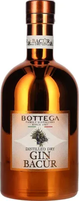 Image de Bottega BACÛR Distilled Dry Gin 40% Vol. 0,7l
