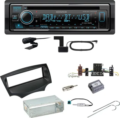 Produktbild von Kenwood KDC-BT740DAB Digitalradio Bluetooth Einbauset für Ford KA RU8