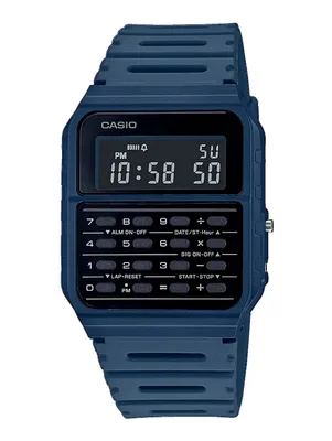 Produktbild von Casio Vintage Armbanduhr Taschenrechner-Uhr CA-53WF-2BEF blau