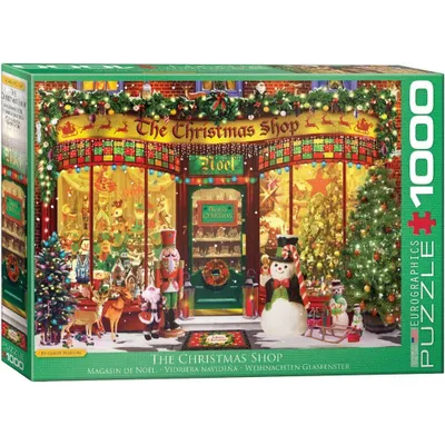 Zdjęcie produktu dla Puzzle 1000 The Christmas Shop by G.Wal 6000-5521
