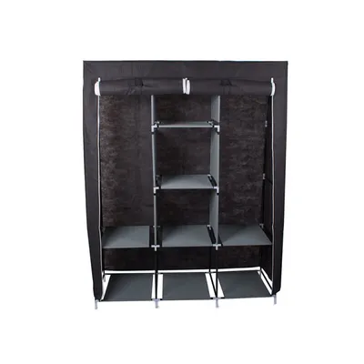 Obrázok produktu pre Verk 01493 Dvojitá skříň na oblečení 166cm x 124cm x 42cm černá