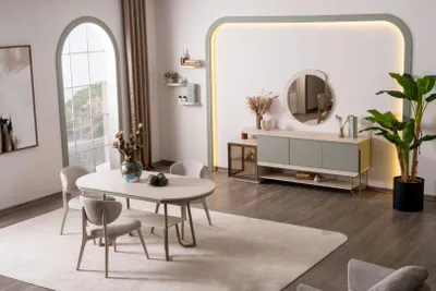 Produktbild von Esszimmer-Set – gemütliche Atmosphäre und Stil für Ihr Zuhause.