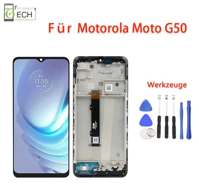 Produktbild von Für Motorola Moto G50 XT2137 LCD Display + Rahmen Touchscreen Werkzeuge