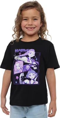 Productafbeelding van K-Pop Demon Hunters - T-shirt voor kinderen, model TV20303 (128) (zwart)