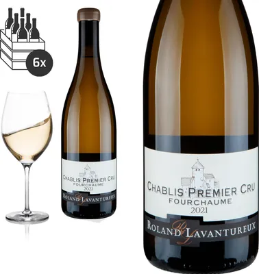 Produktbild von 6er Karton 2022 Chablis 1er Cru Fourchaume Domaine Roland Lavantureux - Weißwein
