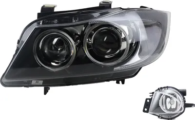 Produktbild von Scheinwerfer passend für BMW 3er E90 E91 01/2005 -08/08 D1S H7 Li. + Nebel 63117161667 7161667 63176948373 6948373 Johns