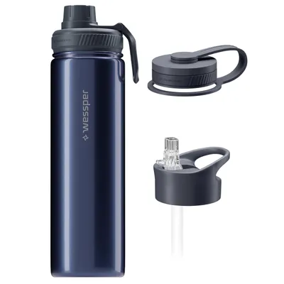Obrázek produktu pro Termoska Wessper B3 THERMOSTEEL 0,7 l, barva Luminous Blue, se 3 uzávěry