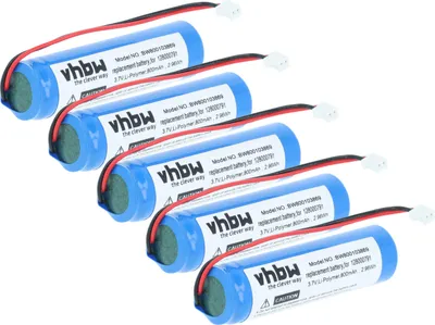 Produktbild von vhbw 5x Akku kompatibel mit Datalogic QuickScan QM2100, QM2130 Barcodescanner POS (750 mAh, 3,7 V, Li-Ion)