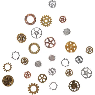 Produktbild von 25 Steampunk Deko Zahnräder
