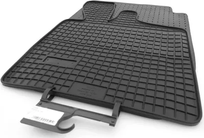 Immagine prodotto di Tappetini in gomma per Smart fortwo 451 tutti 2007-2014 (inodore) tappetini in gomma nera per tutte le stagioni, perfetta vestibilità