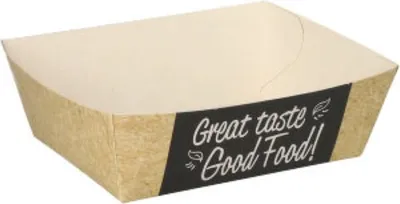 Immagine prodotto di Papstar vassoi di patatine "pure" 8 x 10,5 cm "Good Food" piccolo 50 pezzi
