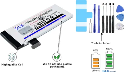 Produktbild von GLK-Technologies Akku für Apple iPhone 5  A1429 A1428 A1442 Batterie Pro