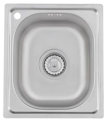 Produktbild von Kuchinox MIKA SOB_010T Einzelspüle, Edelstahl satiniert, Einbauspüle