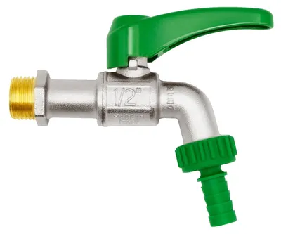 Kugelhahn frostsicher 1/2" Messing mit Schlauchanschluss