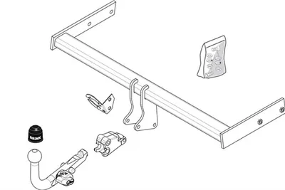 Produktbild von BRINK 492900 Anhängerkupplung 2100kg Max für VOLVO V70 III (135) S80 II (124)