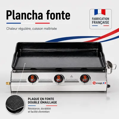 Image de Plancha Premium 3 brûleurs
