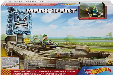 Obrázek produktu pro Hot Wheels Mario Kart GFY46, Sada vozidla a trati, 5 rok/roky, Plast, Kov, Vícebarevný