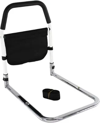 Productafbeelding van Bedbeugel - Bedhek Hulpbeugel - Veilig Opstaan - Antislip Handvat - 399 cm Breedte - Zwart