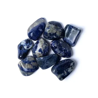 Produktbild von Sodalith-Trommelsteine A-Qualität – ±500 g; ±4-6cm