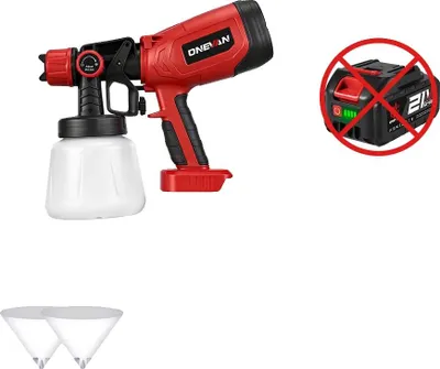 Immagine prodotto di Pistola a spruzzo elettrica, design portatile, prestazioni elevate, 1400 ml - SENZA batteria
