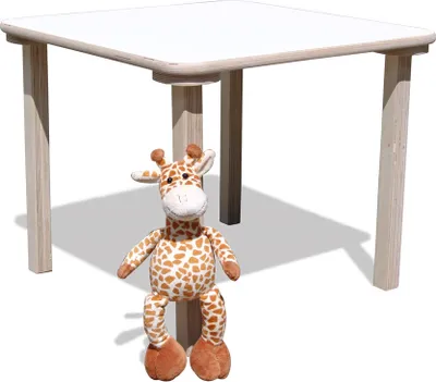 Produktbild von Kindertisch - Quadratisch - weiß