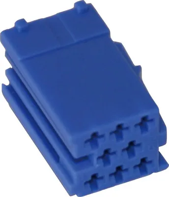 Obrázok produktu pre 1,90€/ks 10x MINI ISO zástrčka 8-pinová / modrá zástrčka