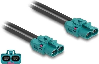 Produktbild von DELOCK Kabel HDMTD Z double Buchse zu HDMTD Z double Bu 1m