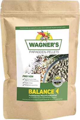 Zdjęcie produktu dla Wagner's Pellets- Granulat zimnotłoczony Wagner's dla małych papug 750g